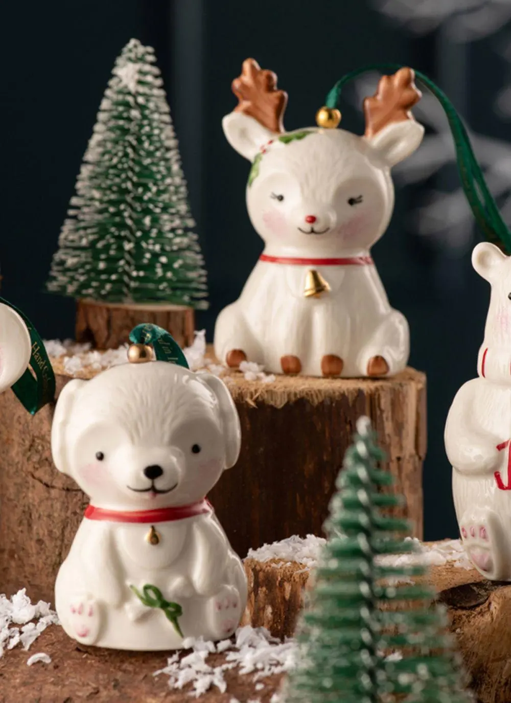 Belleek Classic Doggy Hanging Ornament