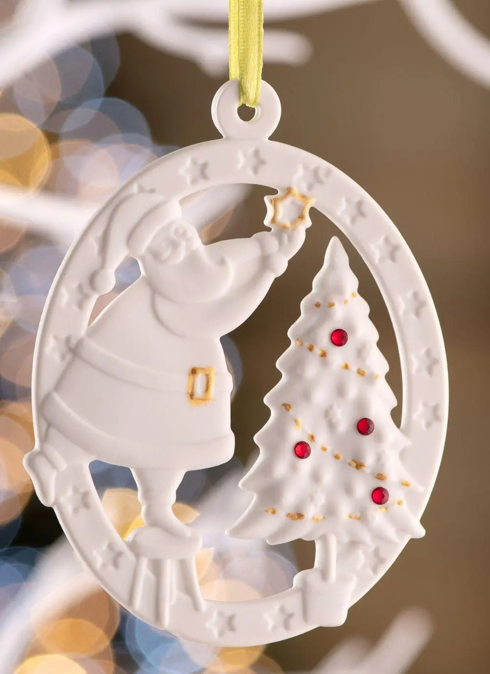 Santa Tree Hanging Ornament Barnardos 2024