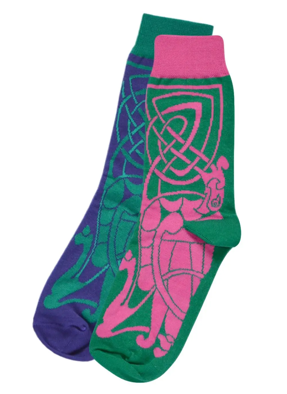 Set of 2 Ladies Celtic Design Socks