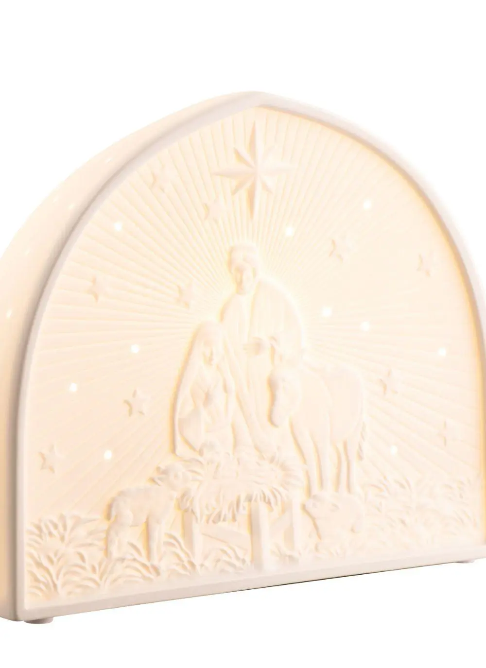 Belleek Living Nativity Crib Luminaire