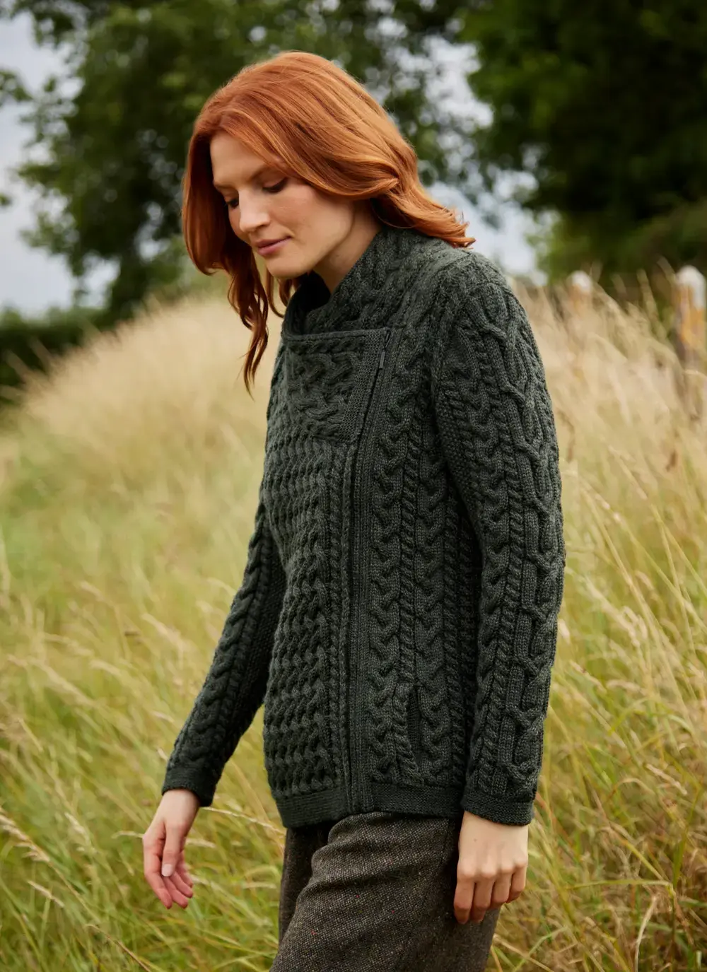 Alannah Aran Biker Jacket