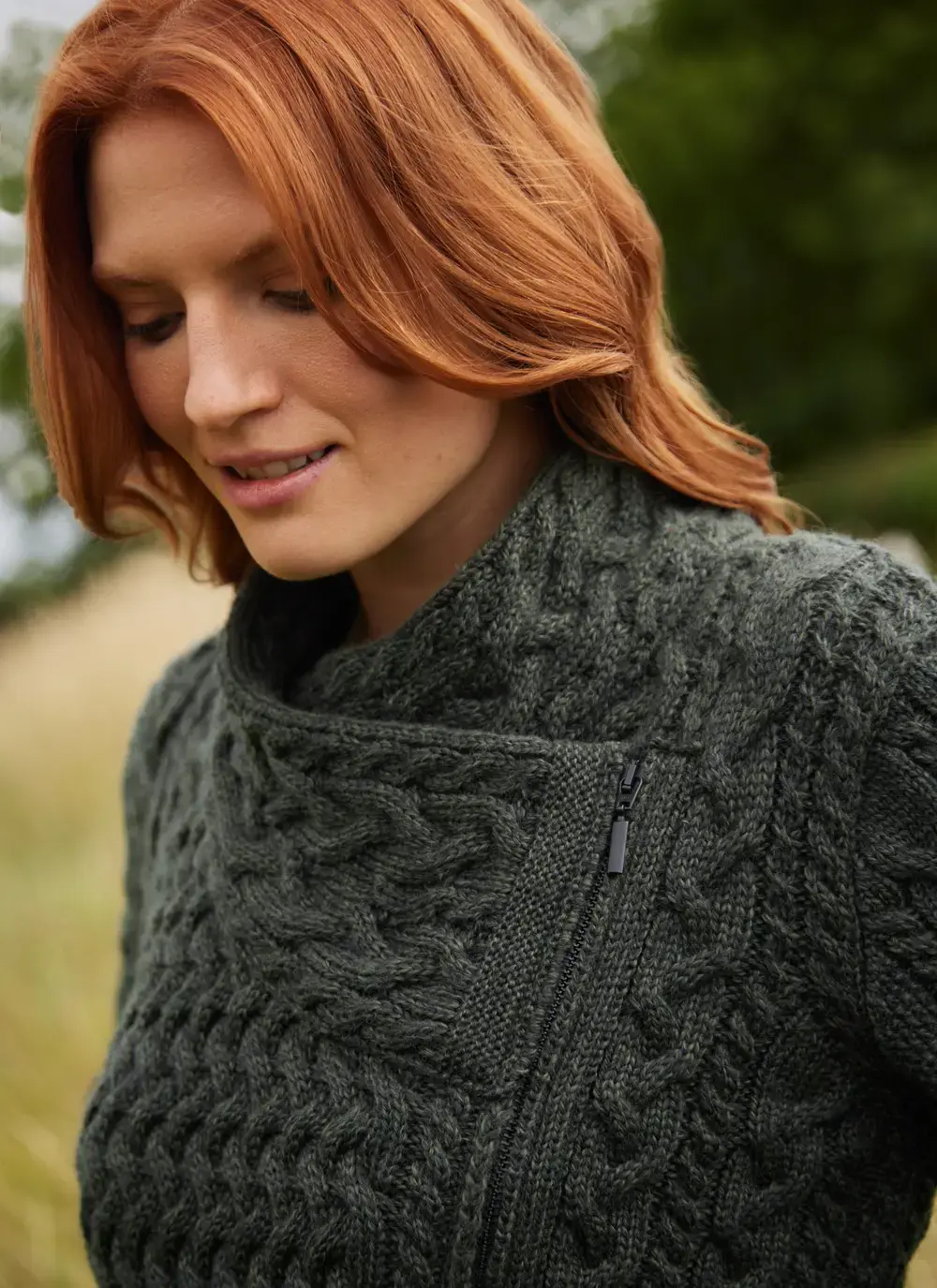 Alannah Aran Biker Jacket