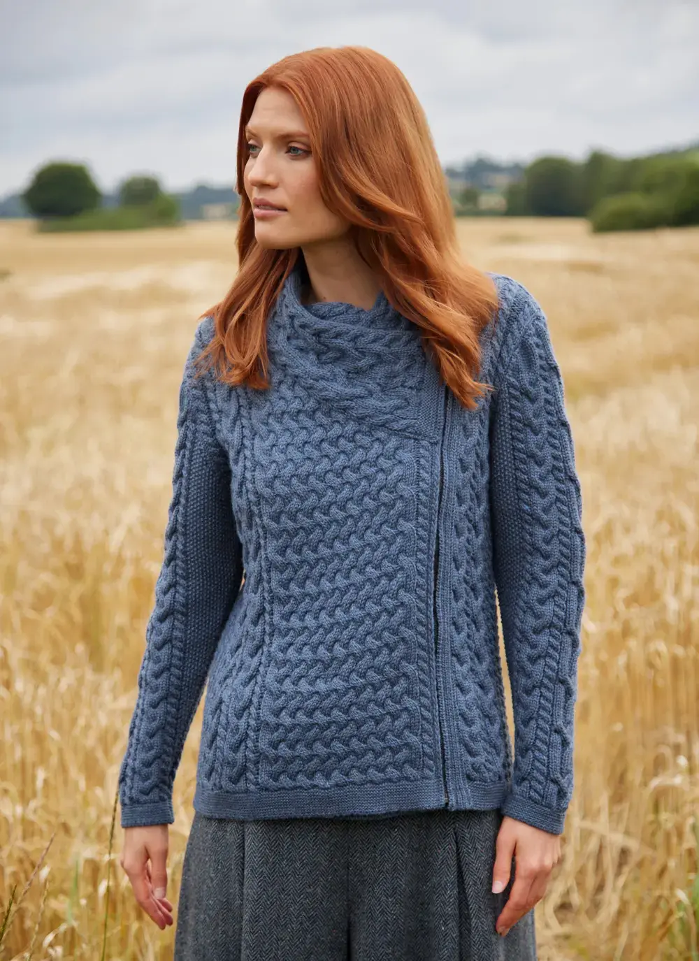 Alannah Aran Biker Jacket