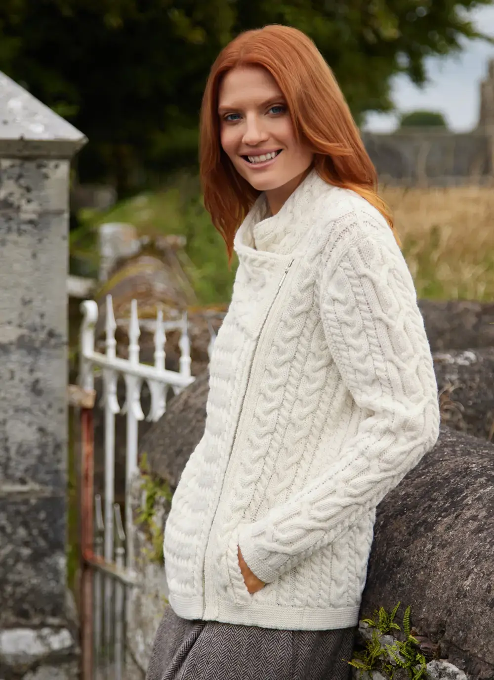 Alannah Aran Biker Jacket