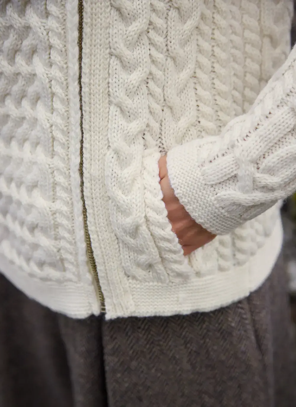 Alannah Aran Biker Jacket
