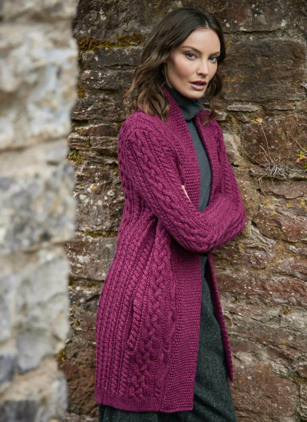 Ciara Aran Cardigan
