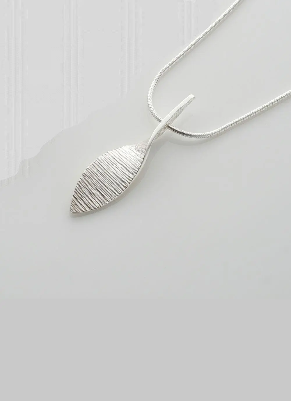 Bean Ri Medium Sterling Silver Pendant 