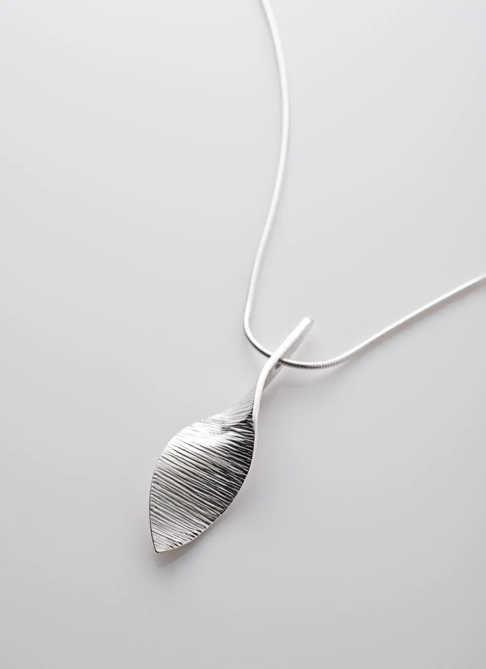Bean Ri Large Sterling Silver Pendant
