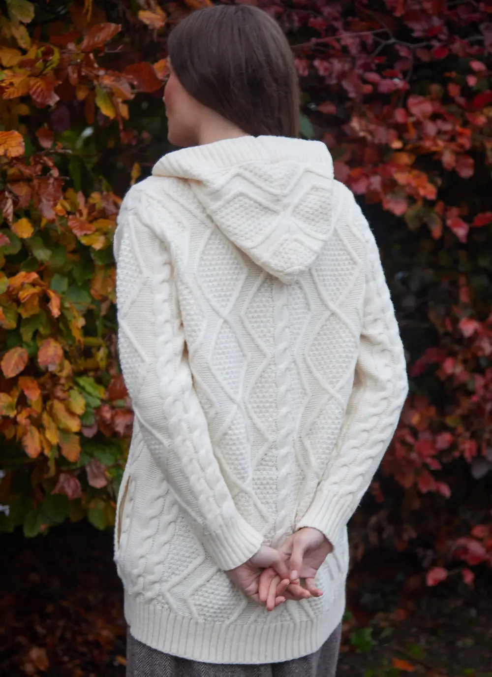 Hannah Hooded Button Cardigan 