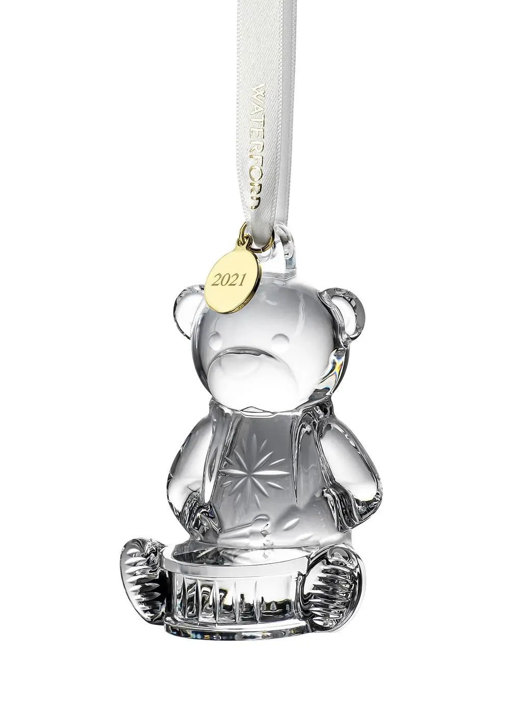 Waterford Crystal Baby's 1st Christmas Bear Ornament 2021