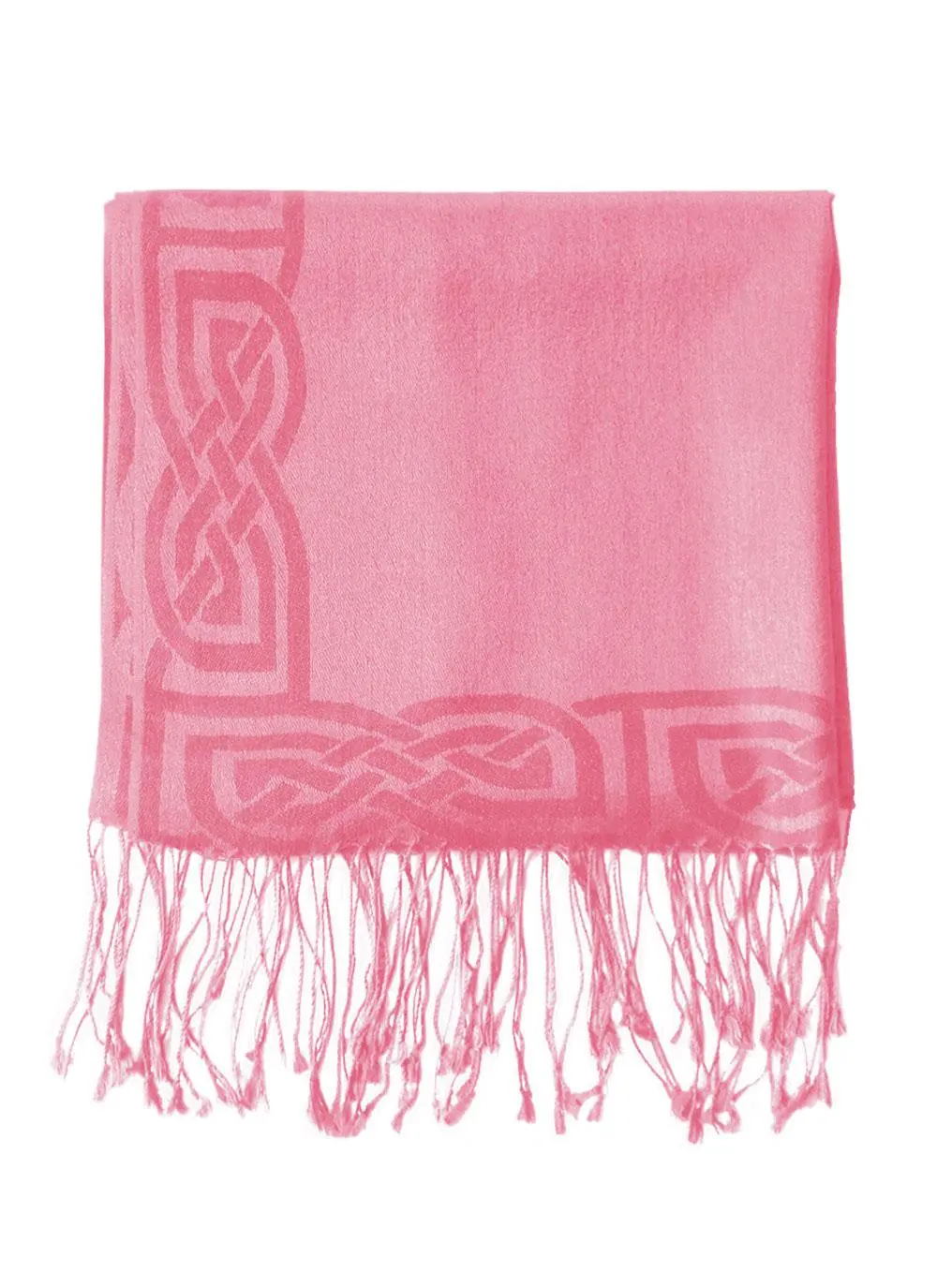 Wool Silk Pashmina Scarf Baby Pink