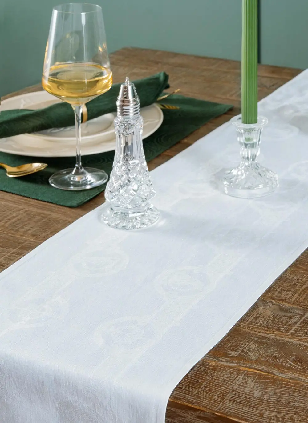 Celtic Runner 12'' X 54'' White