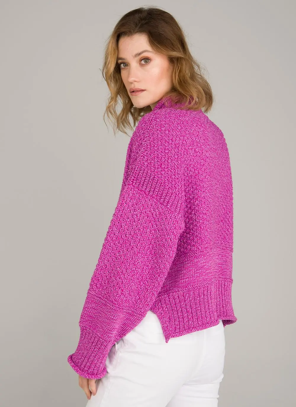 The Visionary Drop Shoulder Roll Neck Sweater