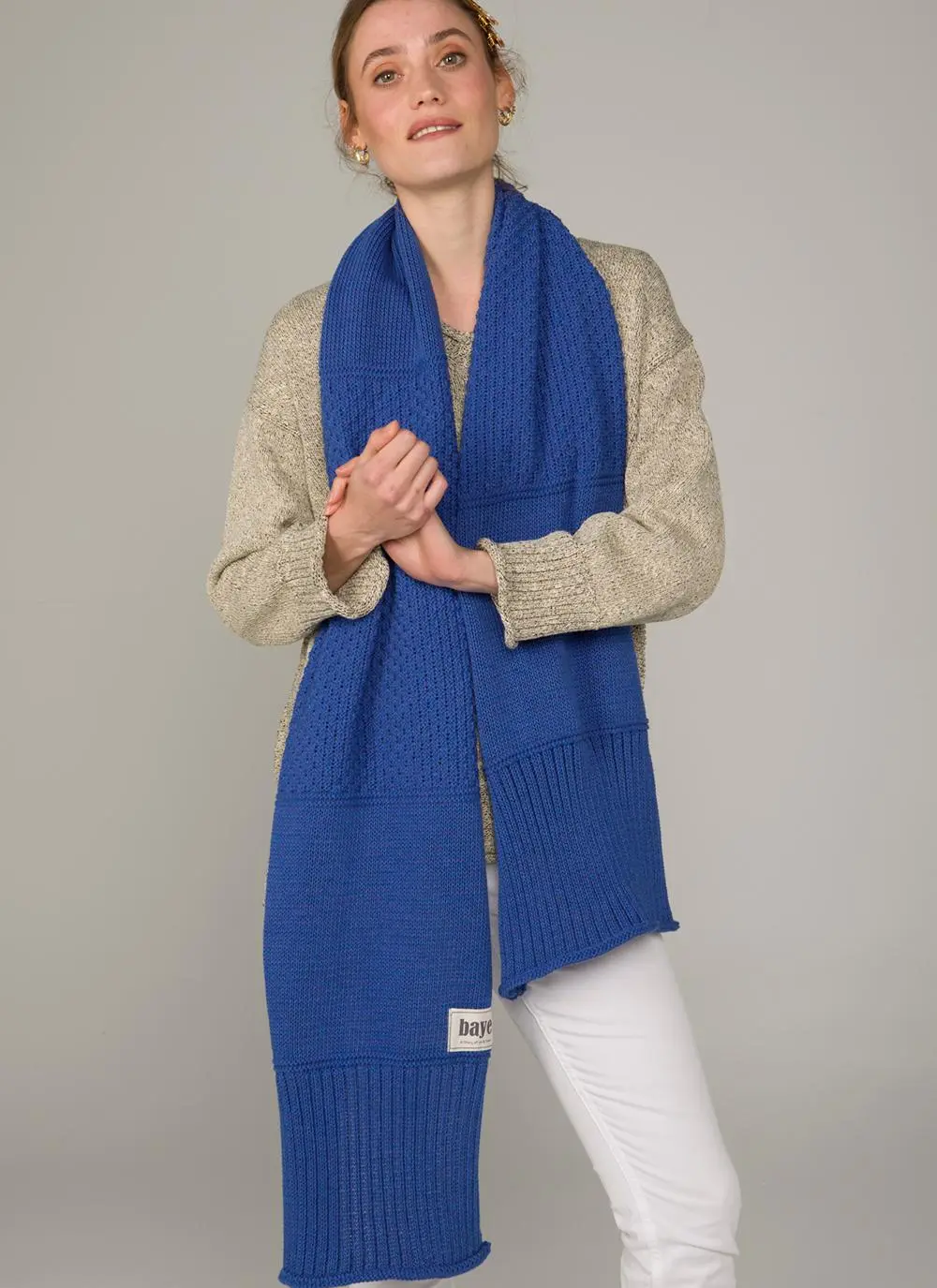 The Scholar Panel Scarf
