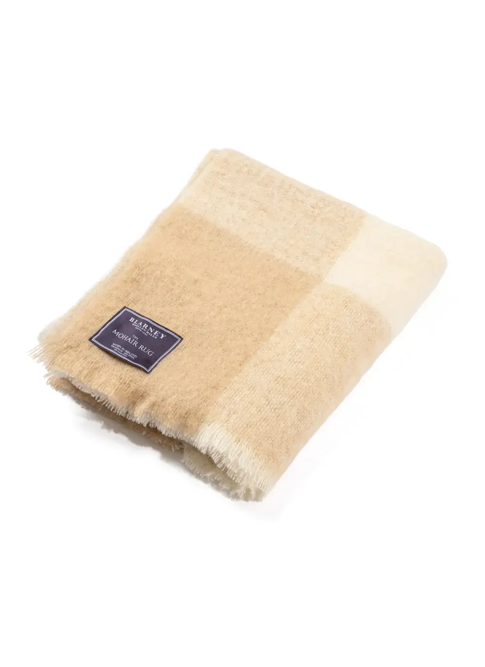 Beige Mohair Throw