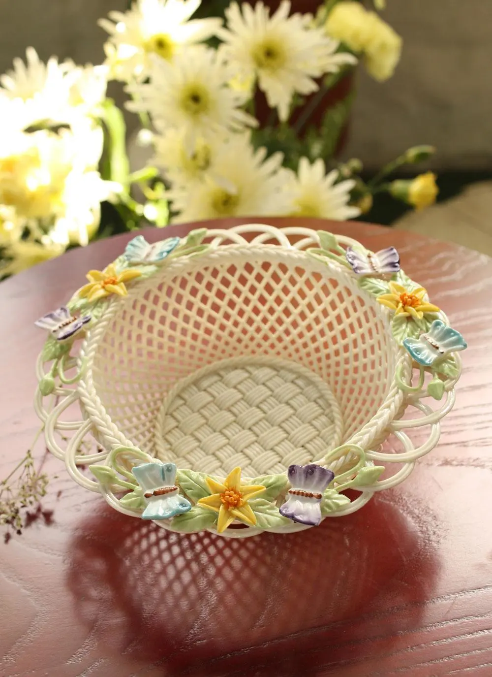 Butterfly Meadow Basket