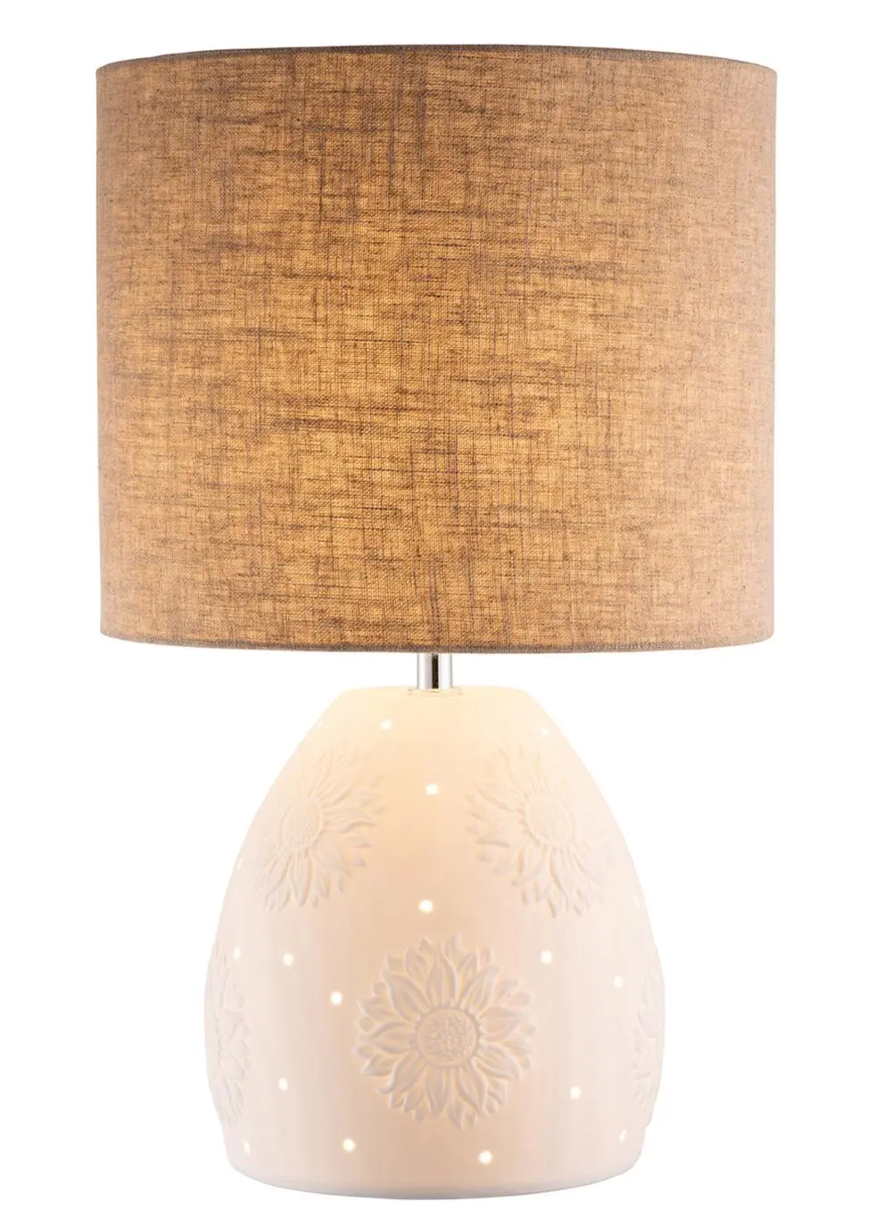Sunflower Double Bulb Lamp & Shade IRL:UK:EUROPE