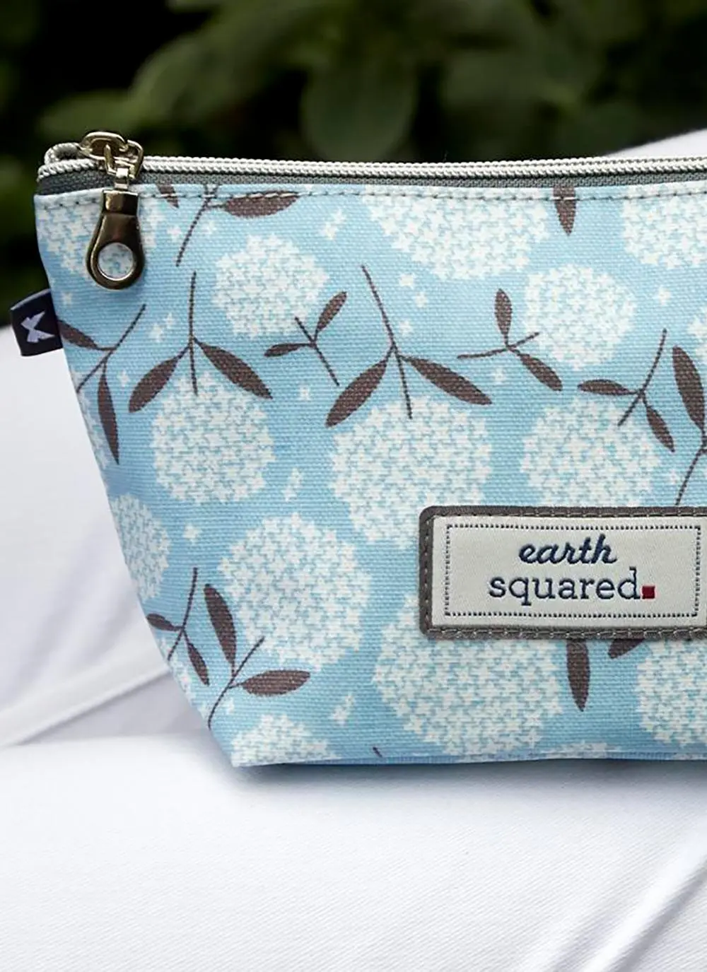 Big Bloom Oil Cloth Make Up Bag