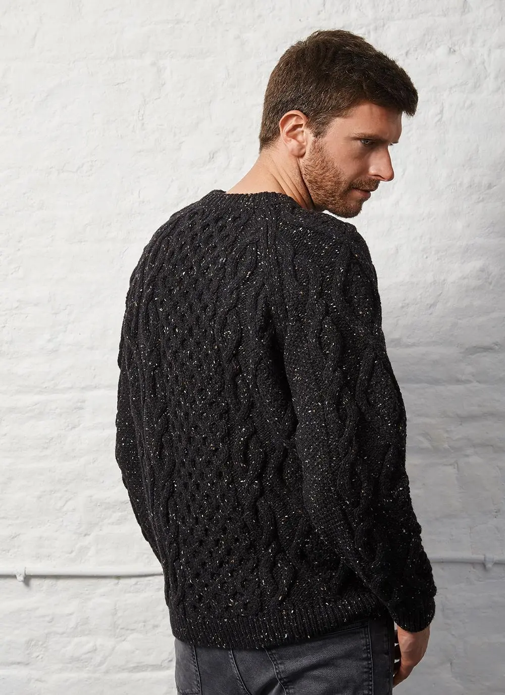 Blarney Aran Crew Neck Sweater