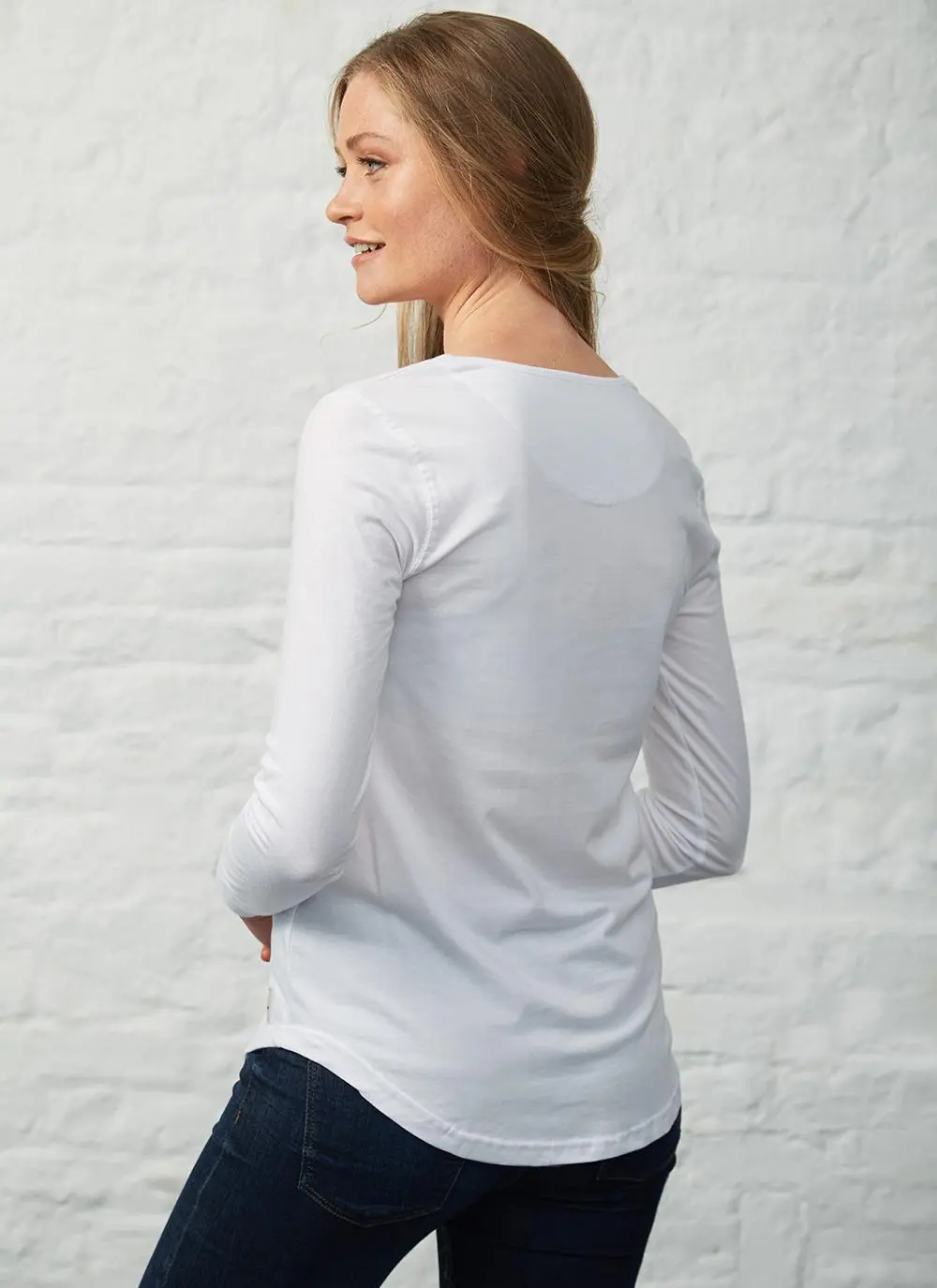 Ladies Shamrock Sequin Long Sleeve T-Shirt