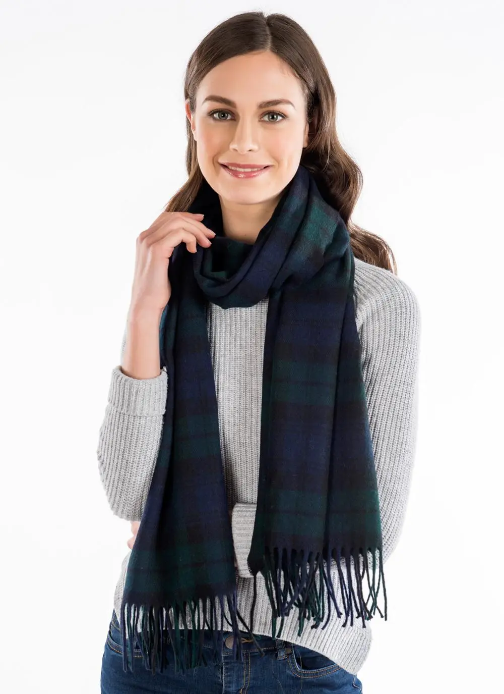 Blarney Heritage Black Watch Shawl