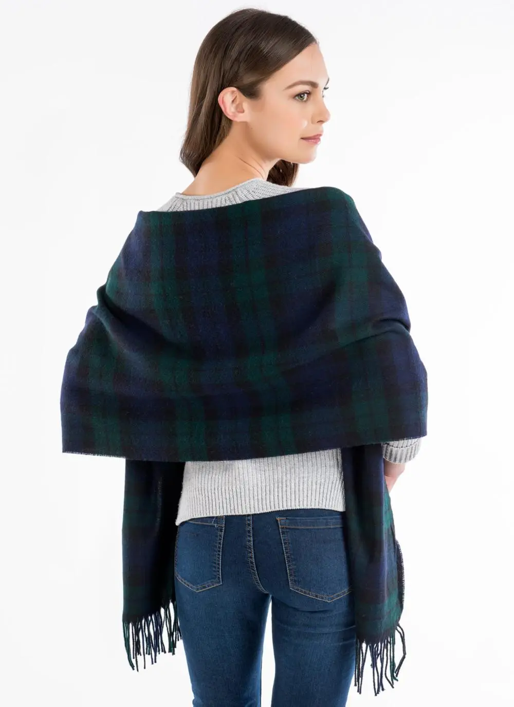 Blarney Heritage Black Watch Shawl