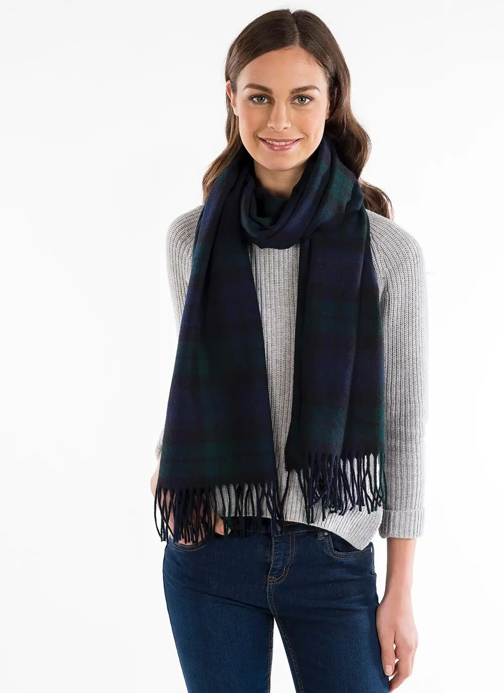 Blarney Heritage Black Watch Shawl