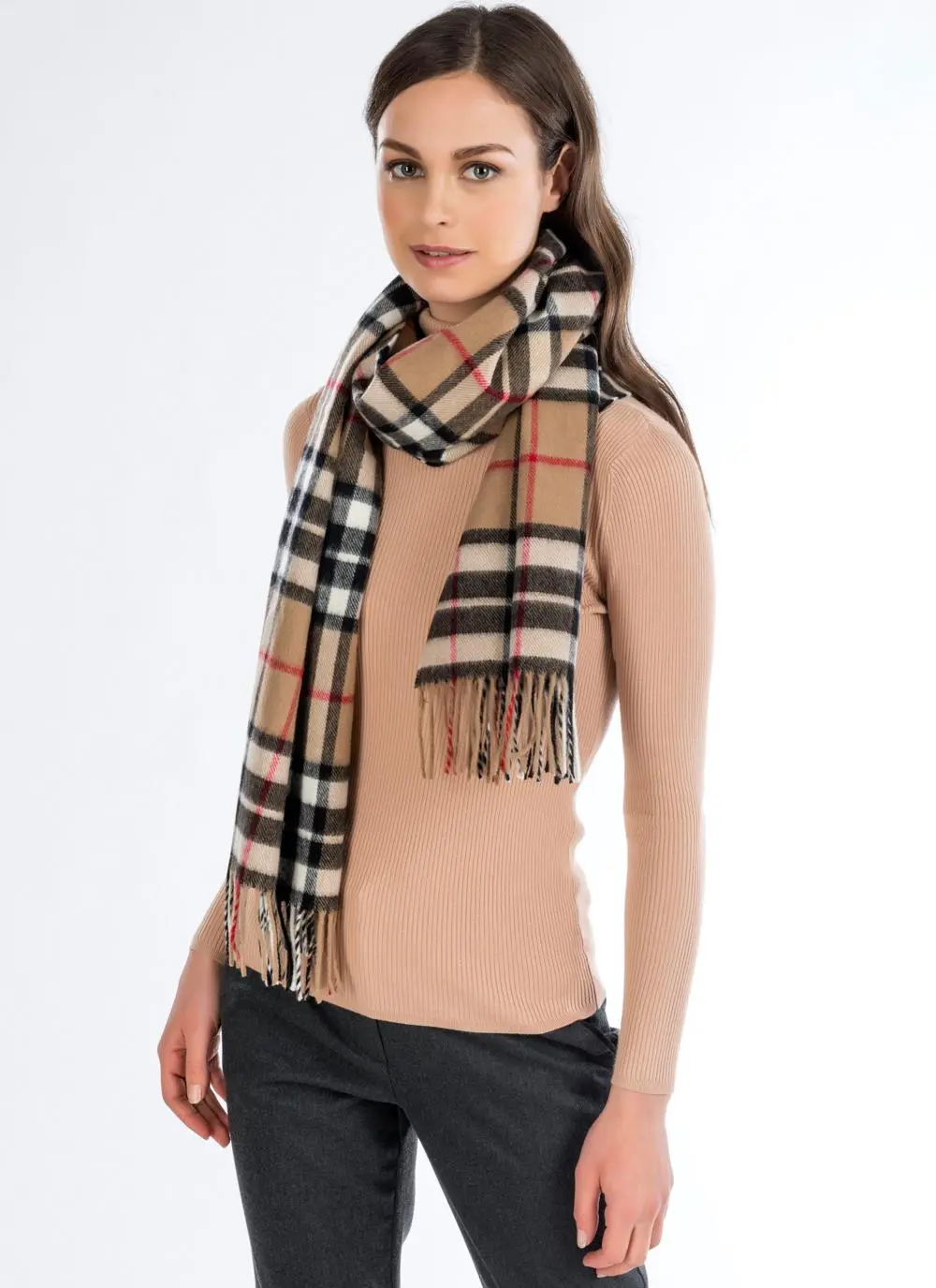Blarney Heritage Camel Thompson Shawl