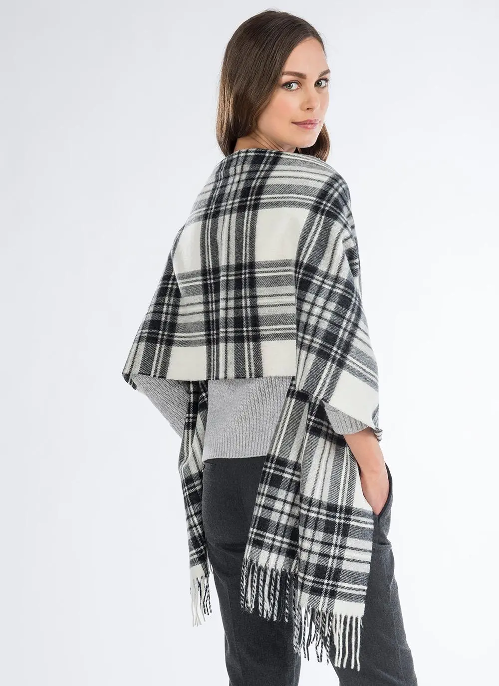 Blarney Heritage Dress Gray Stewart Shawl