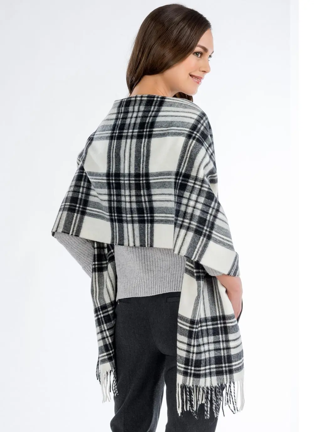 Blarney Heritage Dress Gray Stewart Shawl