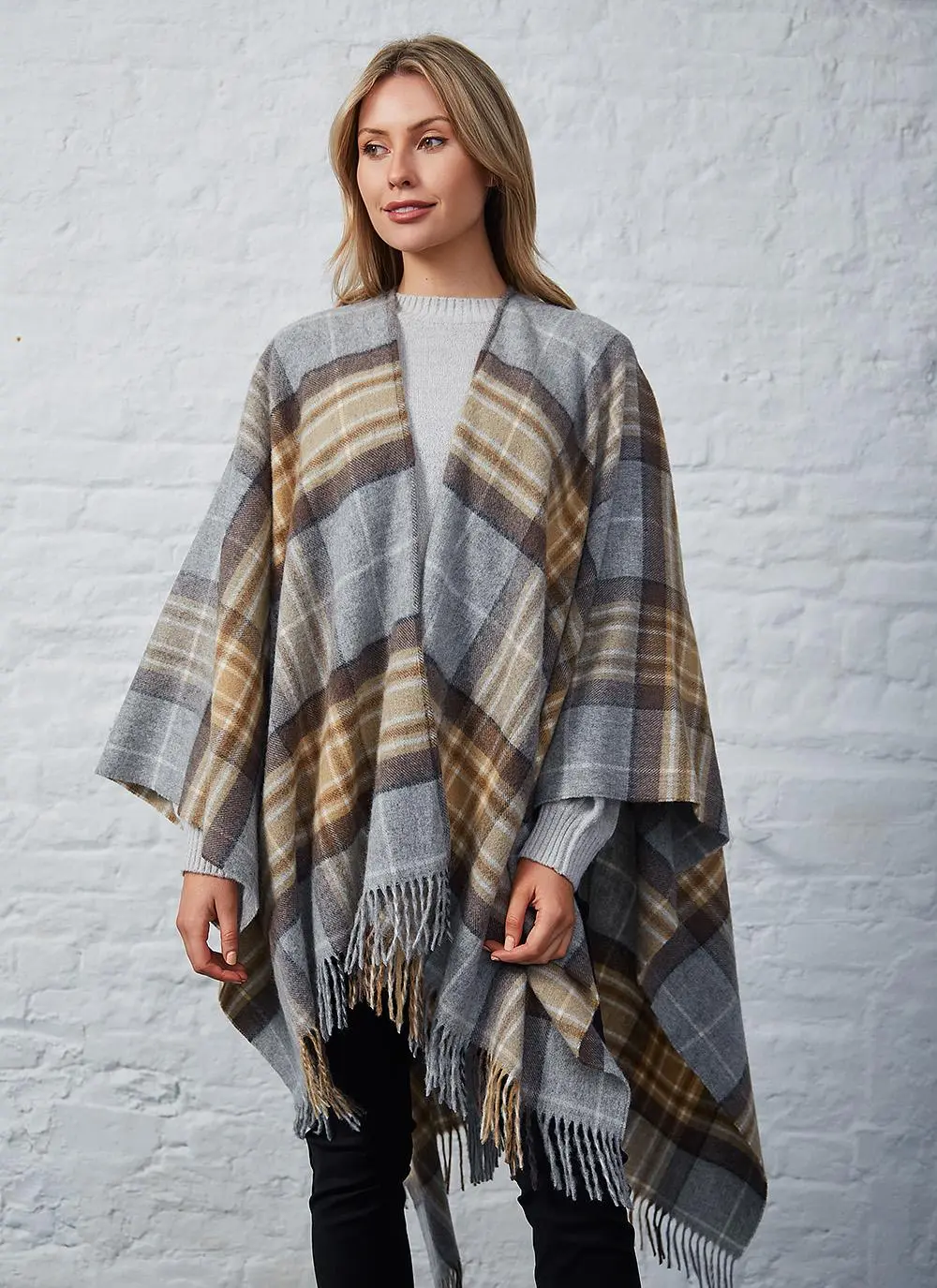 Blarney Heritage McKellar Check Serape