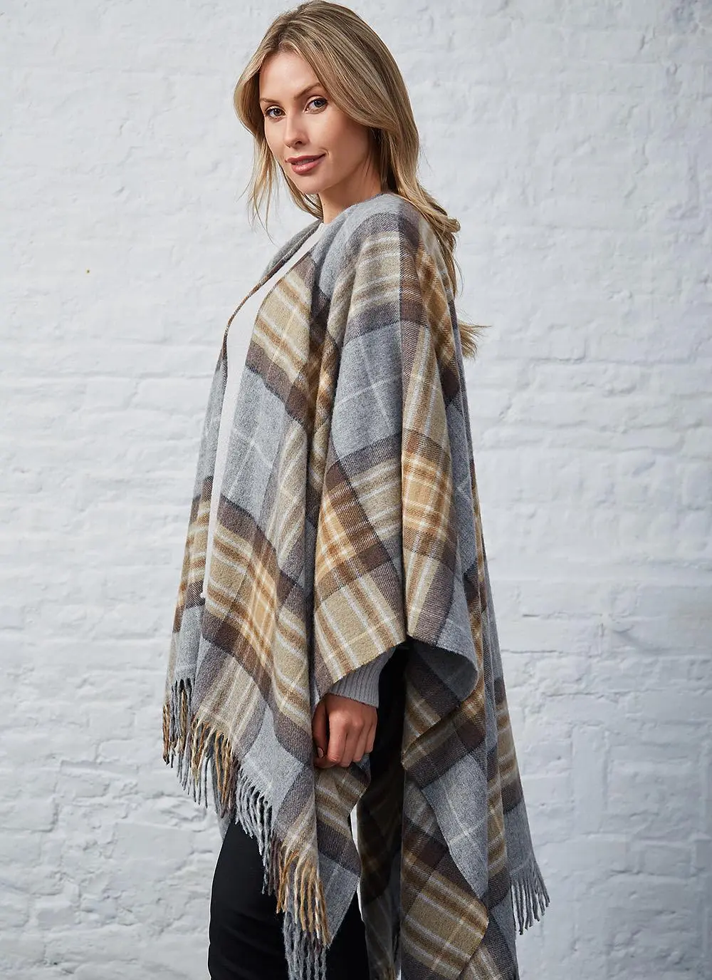 Blarney Heritage McKellar Check Serape