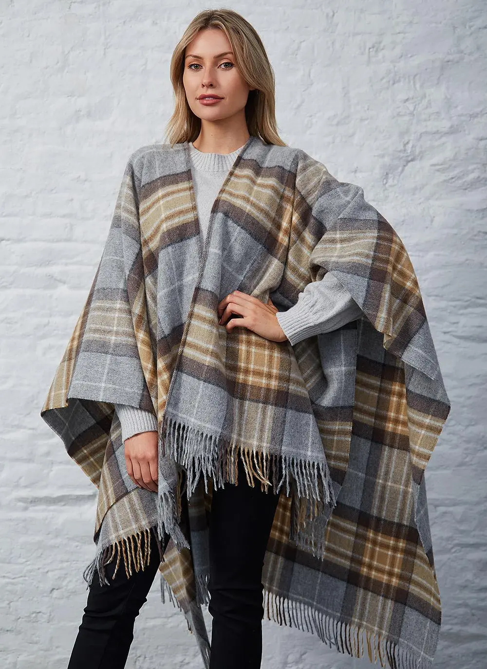 Blarney Heritage McKellar Check Serape