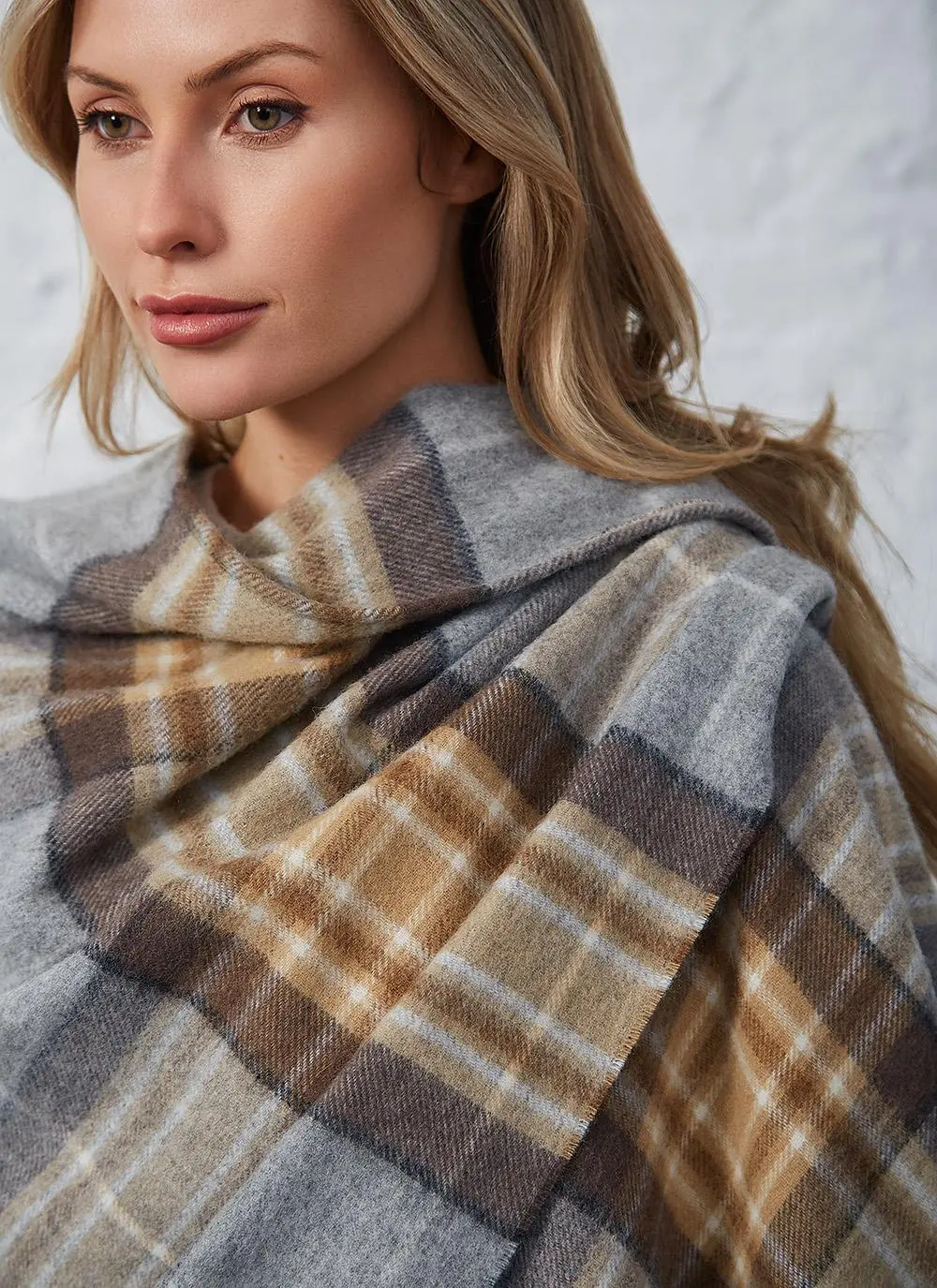 Blarney Heritage McKellar Check Serape