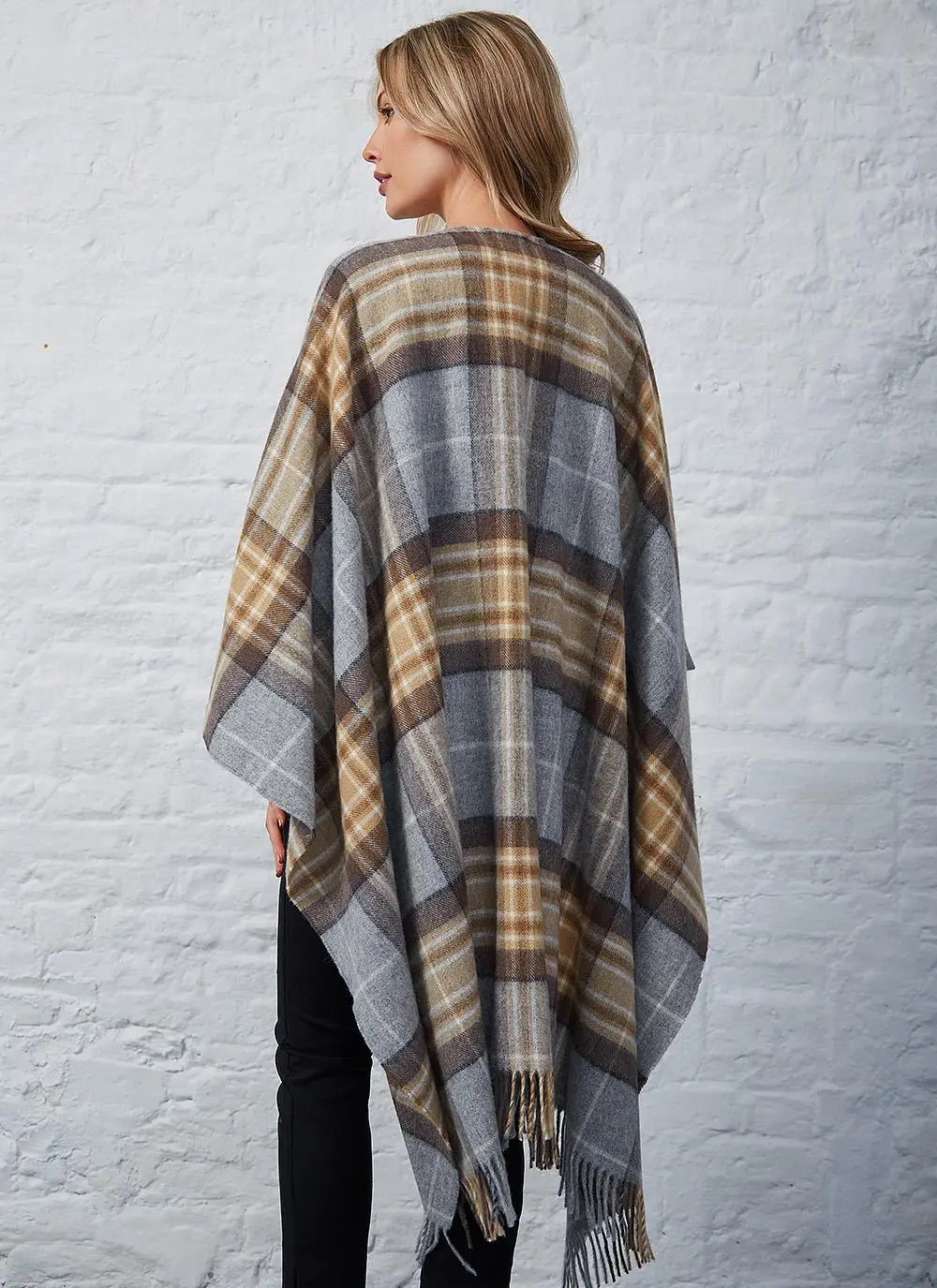 Blarney Heritage McKellar Check Serape