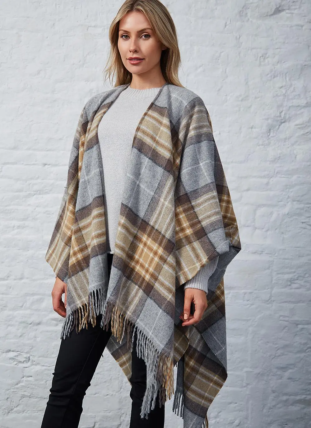 Blarney Heritage McKellar Check Serape