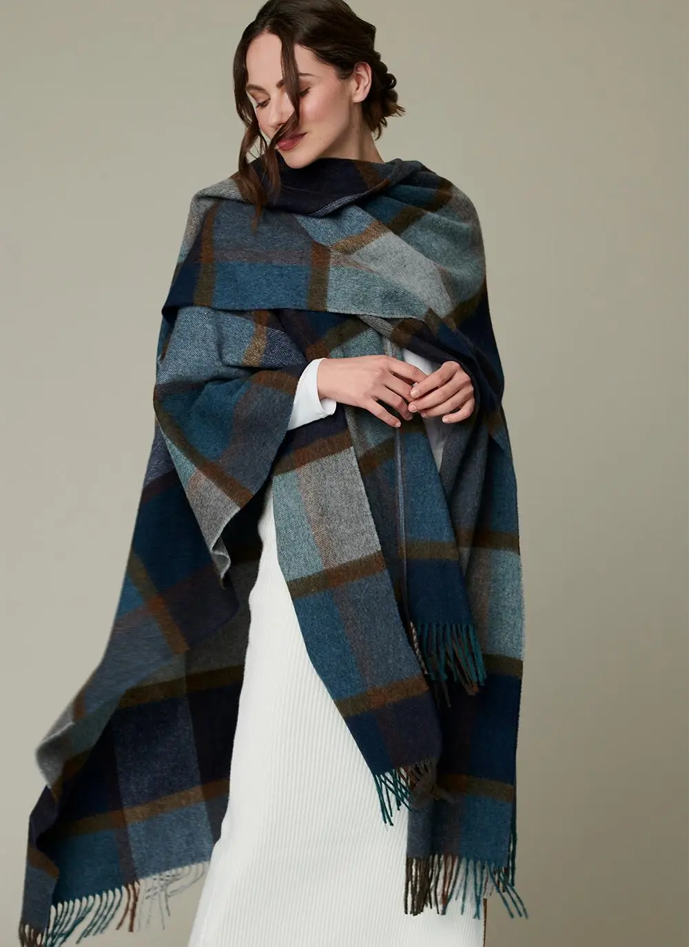Blarney Heritage Pateley Blue Serape