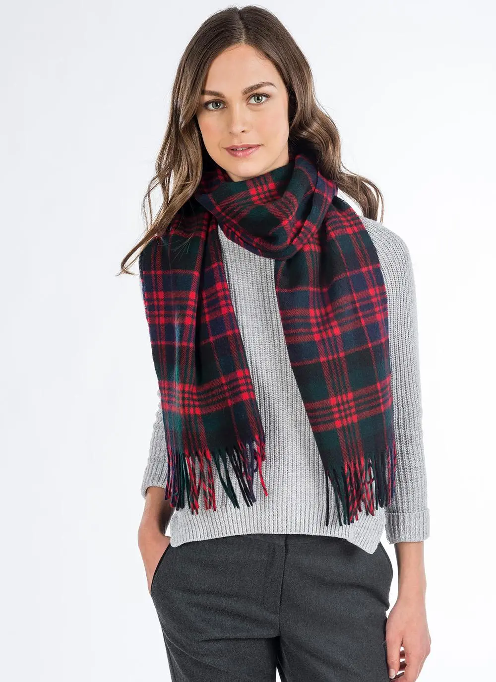 Blarney Heritage Shawl Macdonald Tartan