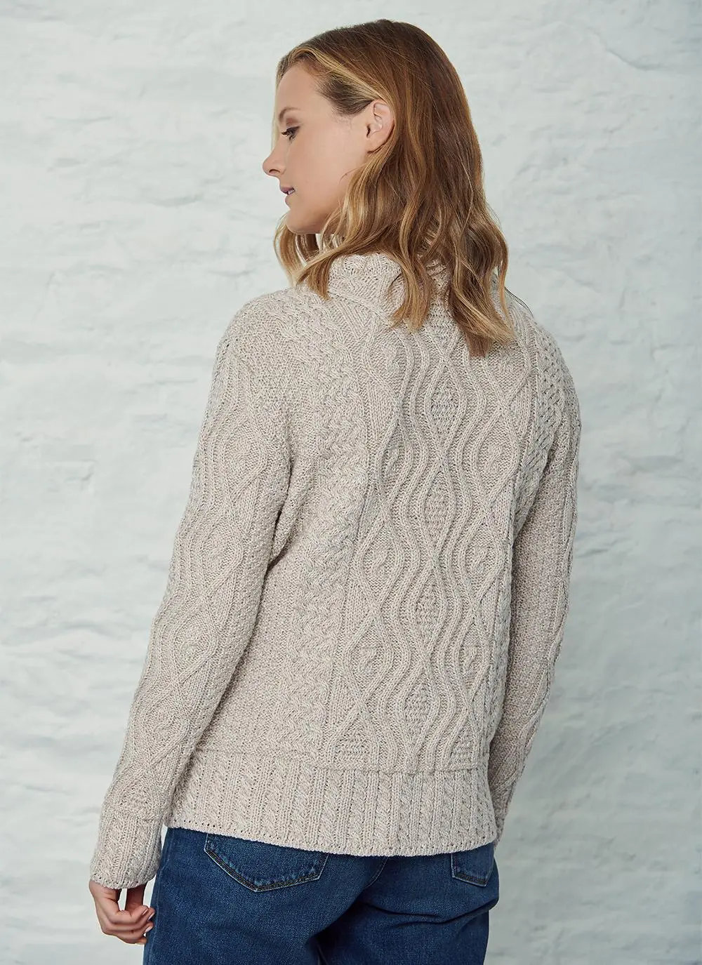 Ide Aran Crew Neck Sweater