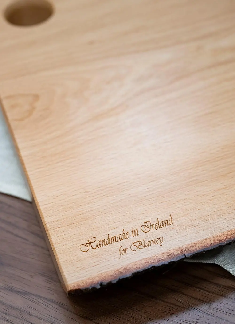 Irish Beech Fox Waned Edge Board