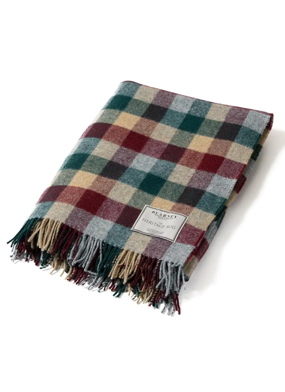 Dillisk Check Pure New Wool Throw