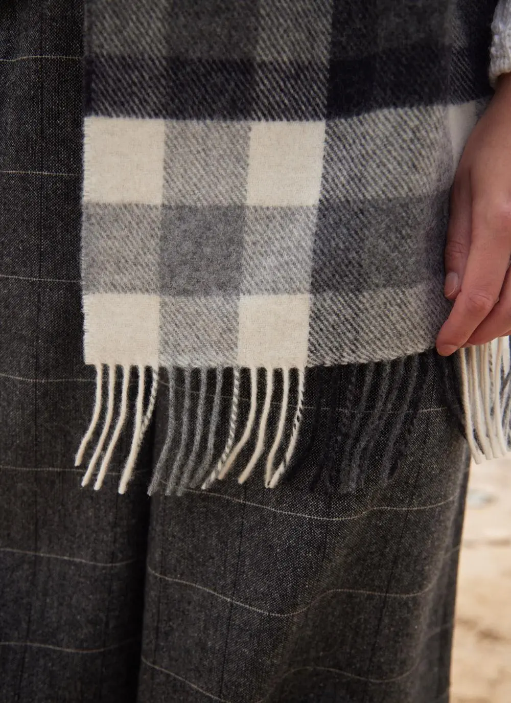 Large Lambswool Scarf 