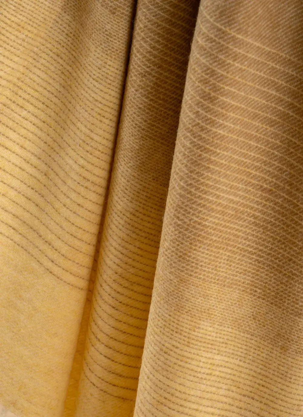 Blue & Yellow Ombre Merino Wool Throw
