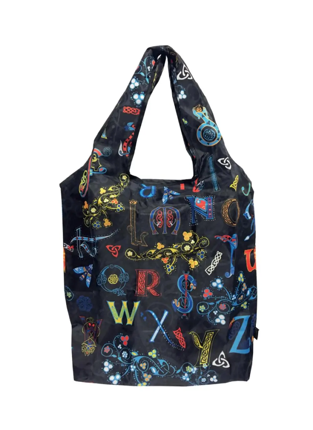 Book Of Kells Celtic Alphabet Fold-Away Shopper