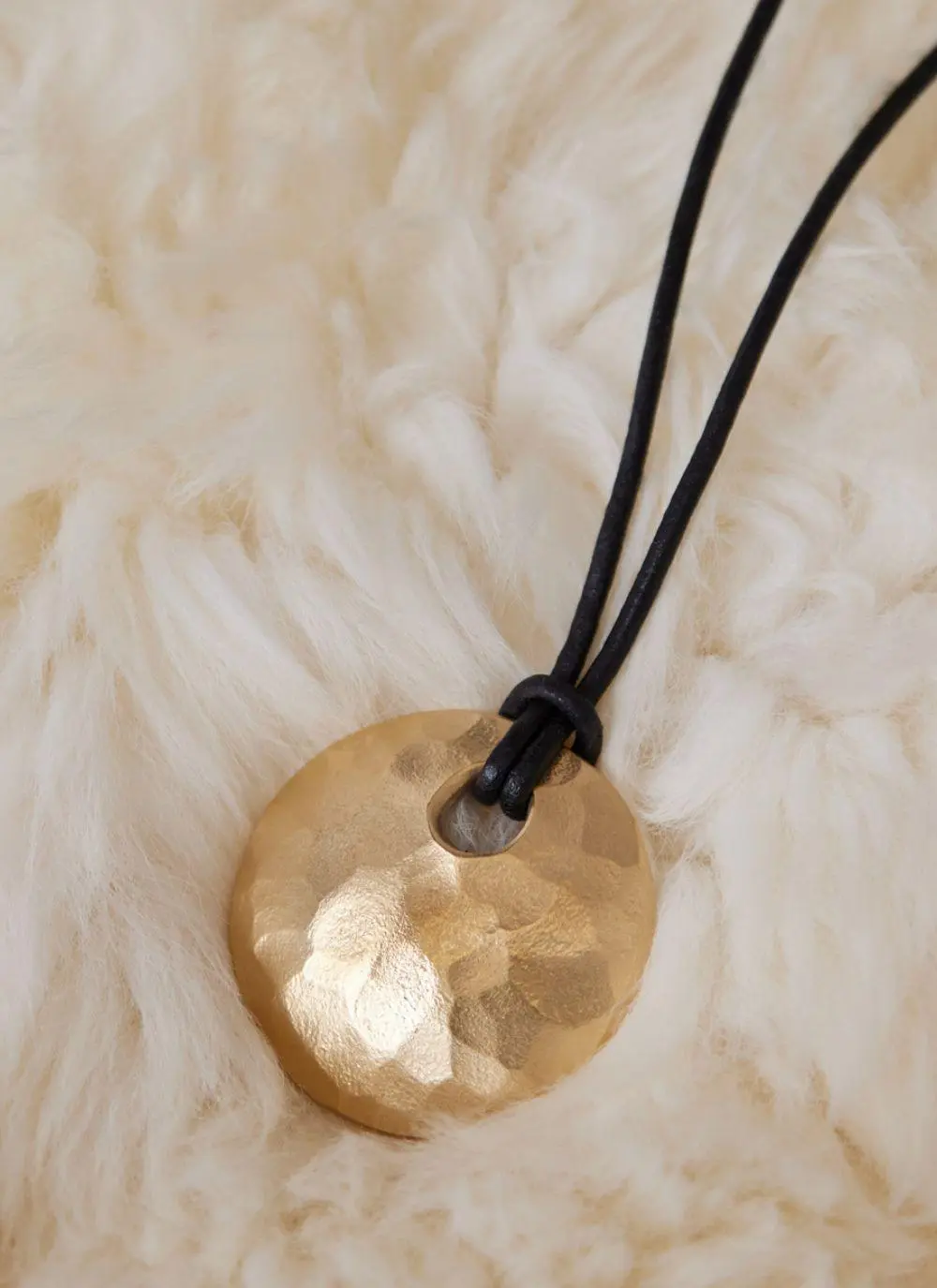 Medium Brass Sun Pendant