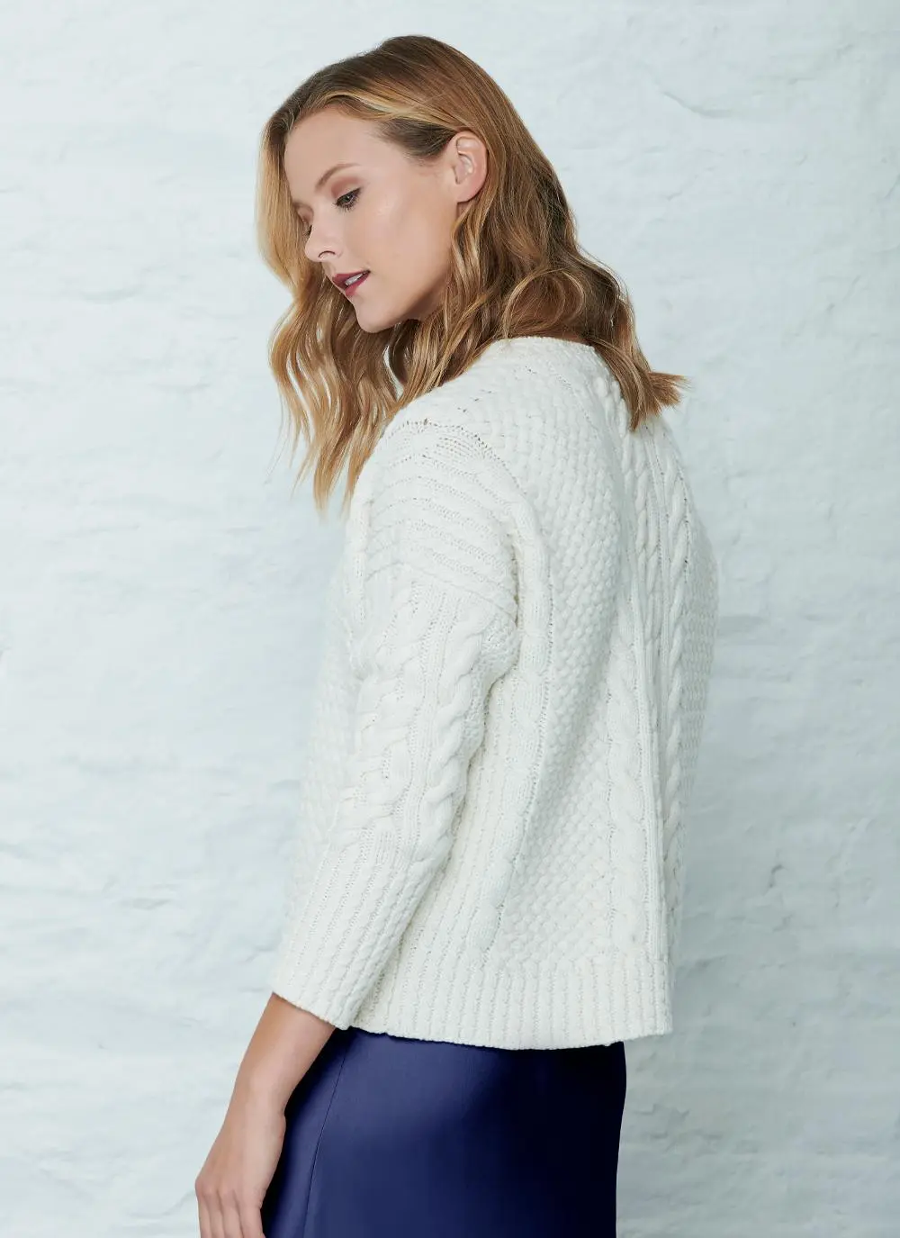 Brid Cable Stitch Aran Sweater