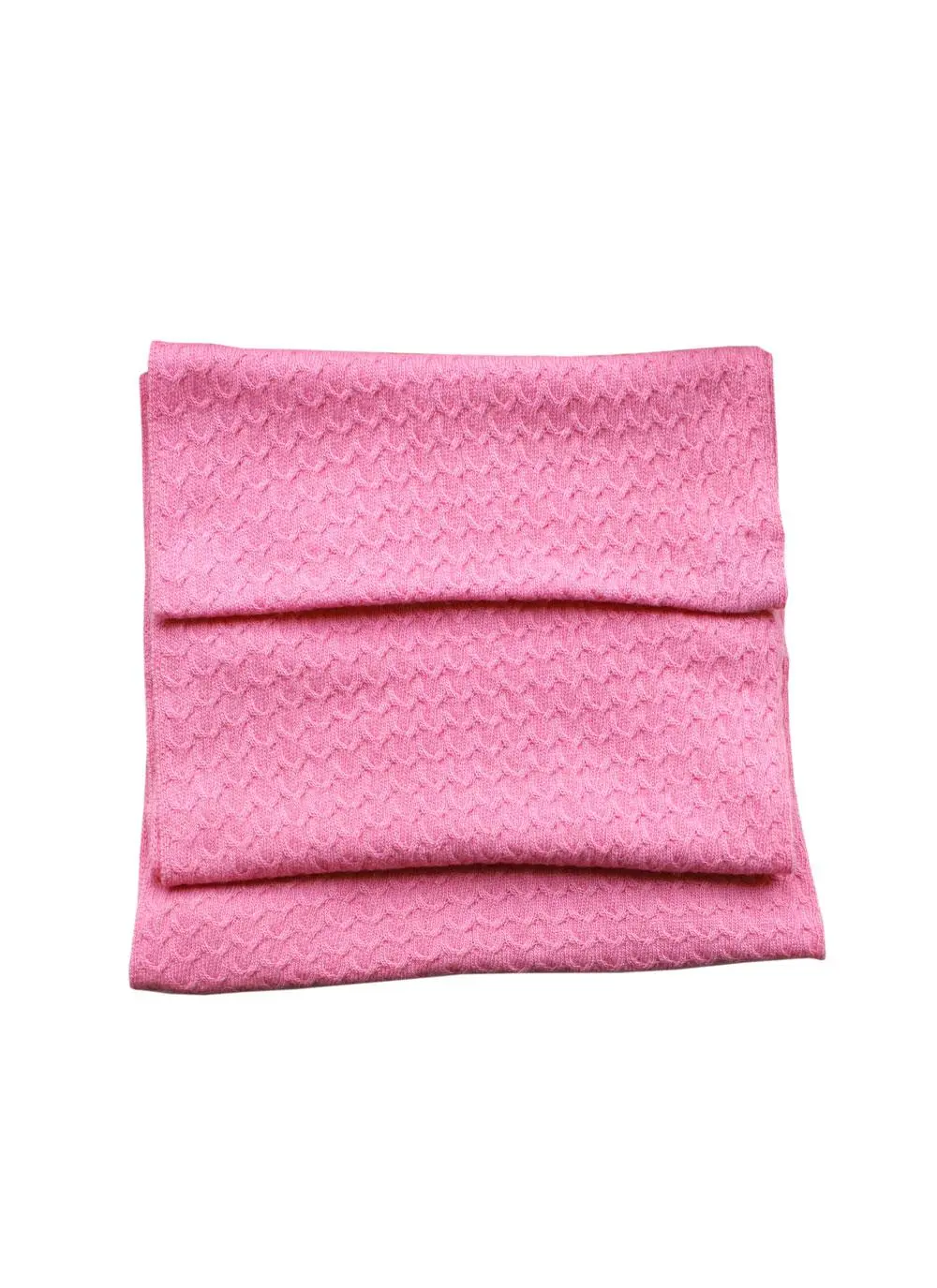 Bright Vee Stitch Cable Scarf