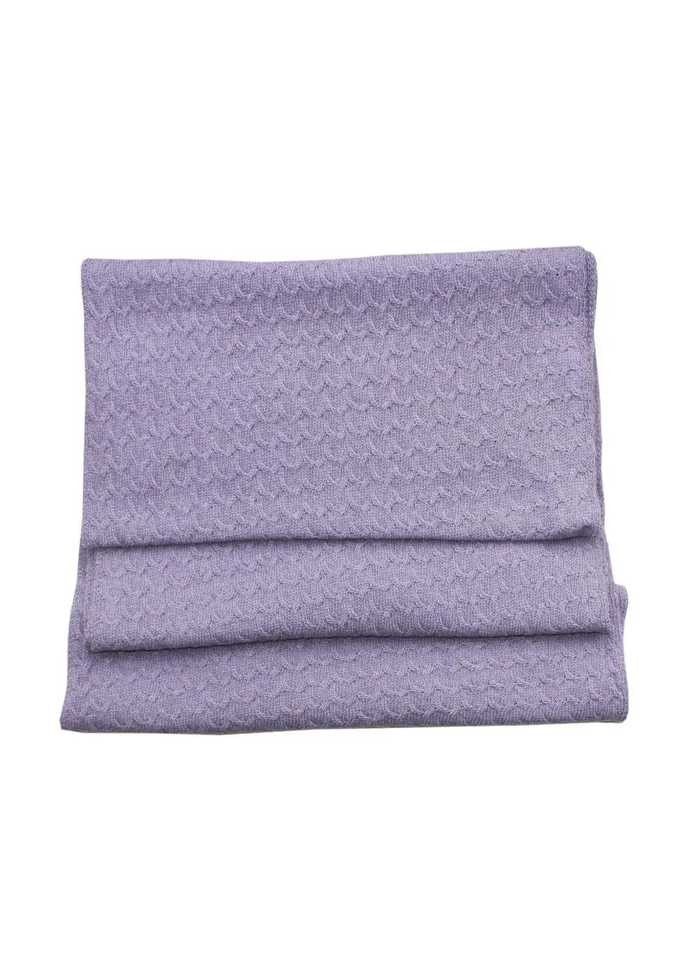 Bright Vee Stitch Cable Scarf