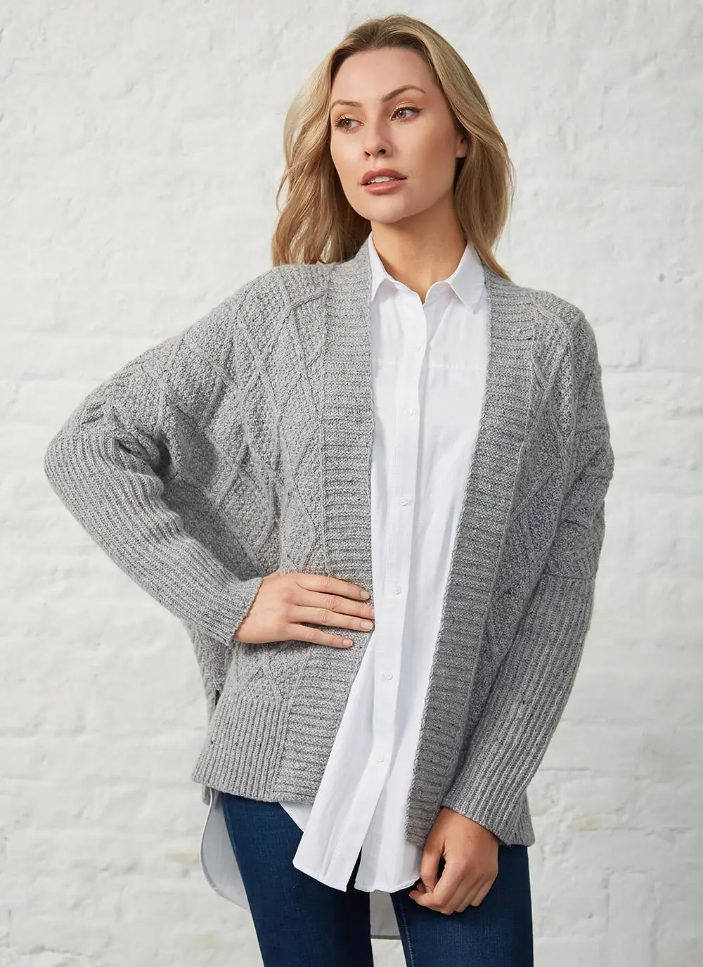 Brome Batwing Diamond Cardigan
