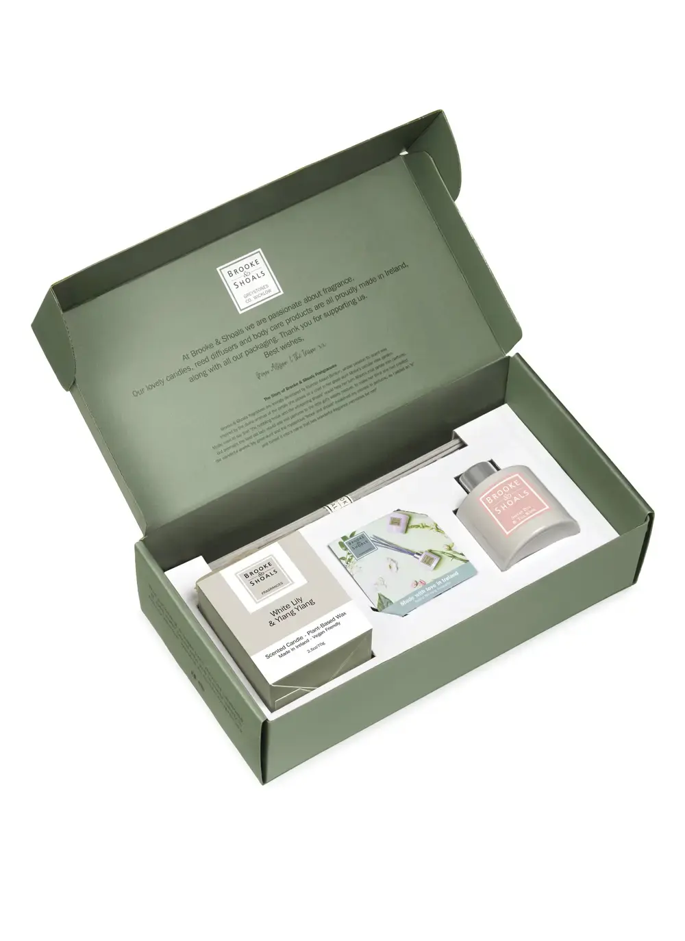 Floral Diffuser & Regular Candle Gift Set 